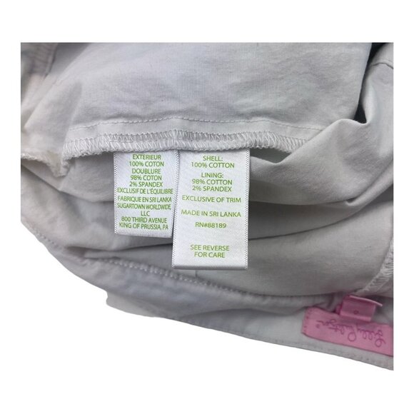 Lilly Pulitzer Colette Skort Holy Grail Hey Bay Bay Sailboat Blue Print Size 0 - Picture 5 of 10